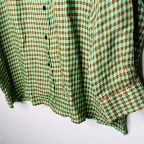 BNWT SS20 ACNE STUDIOS CHECKED LINEN SHIRT 50 & 52 - Picture 6 of 13